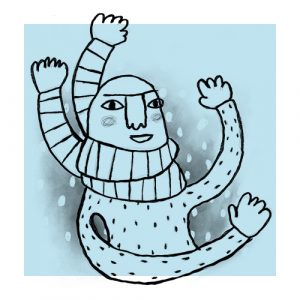 Piirroskuva henkilöstä jolla on monta kättä.